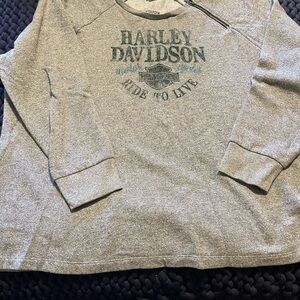 Harley-Davidson Gray Sweatshirt with Logo